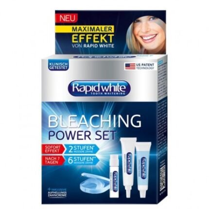 Rapid White Bleaching Power Set Complete Teeth Whitening System, 33 ml