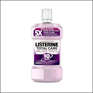Listerine Total Care Mild Taste Smooth Mint Mouthwash (500ml)