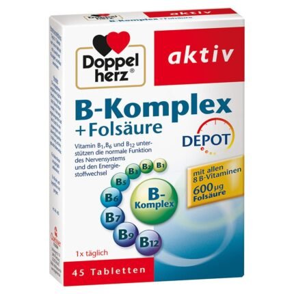Doppelherz aktiv B-Komplex + Folsäure 45 St