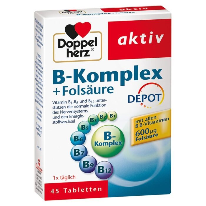 Doppelherz aktiv B-Komplex + Folsäure 45 St