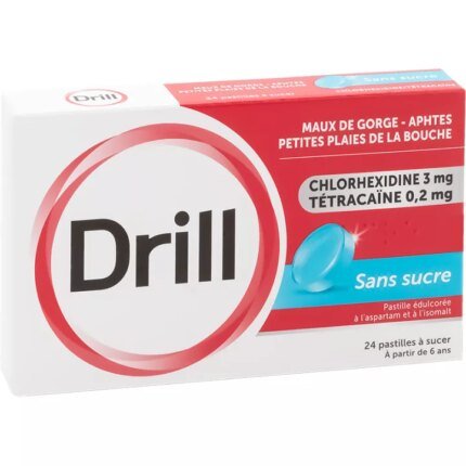 DRILL Honey Rosat PASTILLES SUGAR FREE 24
