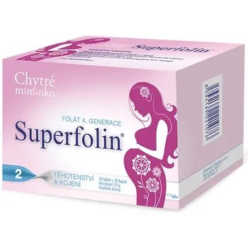 Chytré miminko Superfolin 2 trimester 120 tablets