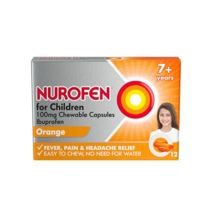 Nurofen for Children Active 100 mg 12 soluble tablets