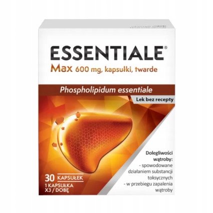 Essentiale Max for the liver 600mg 30, Essentiale Max na wątrobę 600mg 30, Sanofi