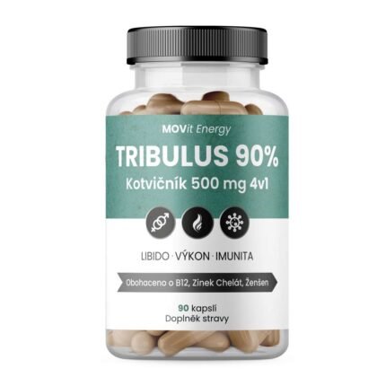 MOVit TRIBULUS 90% Tribulus Terrestris 500mg 4in1 90 Capsules