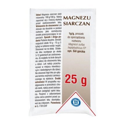 Magnesium sulfate, (Magnesii sulfas), powder, 50 g (Hasco)