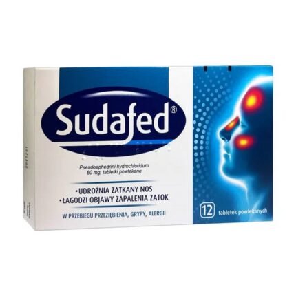 Sudafed, 60mg, 12,McNeil Healthcare Limited