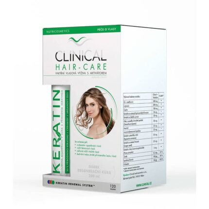 Clinical Hair-care 120 tablets + argan oil 100ml,1,Hair-care 120 tablet + arganový olej 100 ml, 1,Clinical